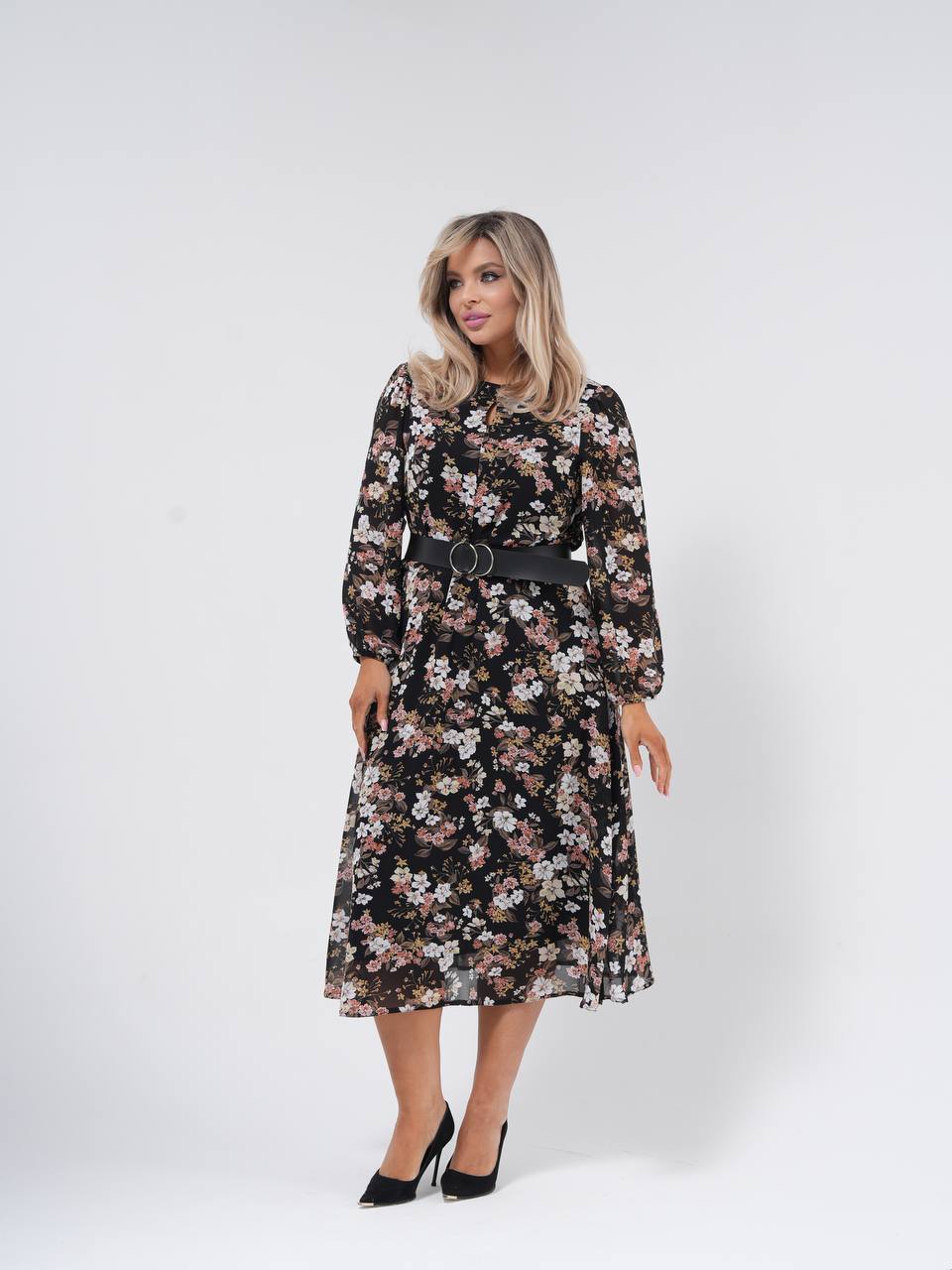 Платье из шифона